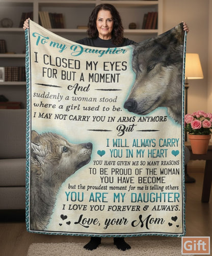 Special Gift For Your Daughter Blanket - From Mom