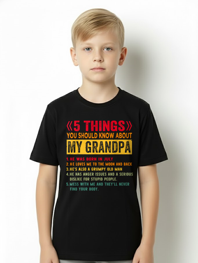 JULY - GRUMPY GRANDPA - PERFECT GIFT FOR YOUR GRANDCHILD - SKU2606-36-07