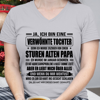 JANUAR - GRUMMELIGER PAPA - PERFEKTES GESCHENK FÜR DEINE TOCHTER - (SKU2606-272-01)