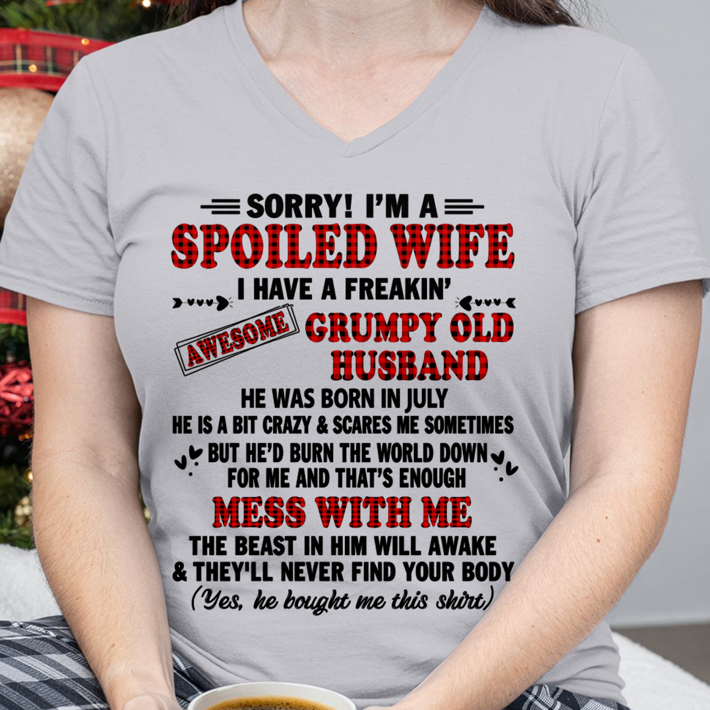 JULY - AWESOME WIFE - PERFECT GIFT FOR YOUR HUSBAND - (SKU2606-251-07)