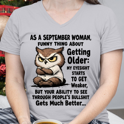 SEPTEMBER - FUNNY SEPTEMBER WOMAN - PERFECT GIFT FOR YOURSELF (SKU2607-95-09)