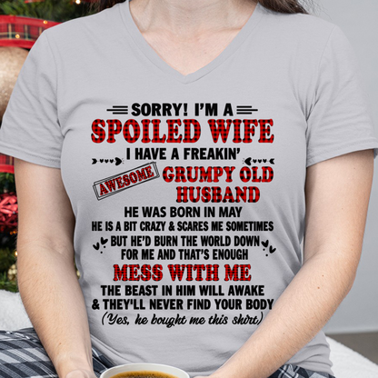 MAY - AWESOME WIFE - PERFECT GIFT FOR YOUR HUSBAND - (SKU2606-251-05)