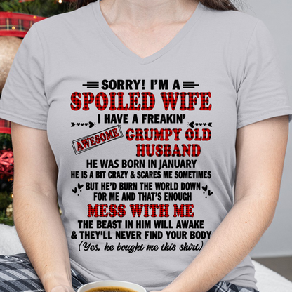 JANUARY - AWESOME WIFE - PERFECT GIFT FOR YOUR HUSBAND - (SKU2606-251-01)