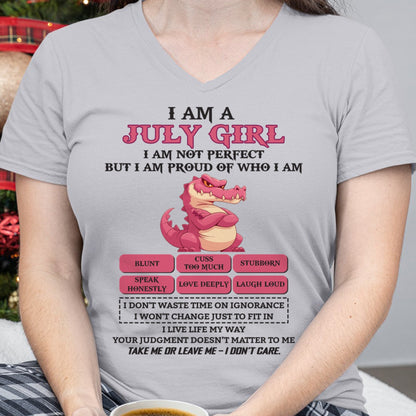 July Girl Shirt – Birthday Gift for Women - KATE07 FMA (SKU10-80-07)