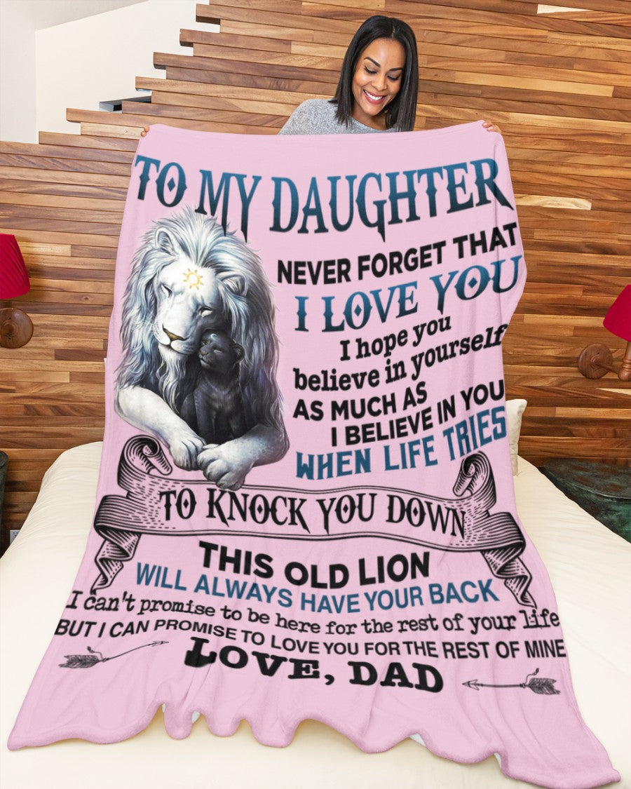 Special Gift For Your Daughter Blanket - From Dad